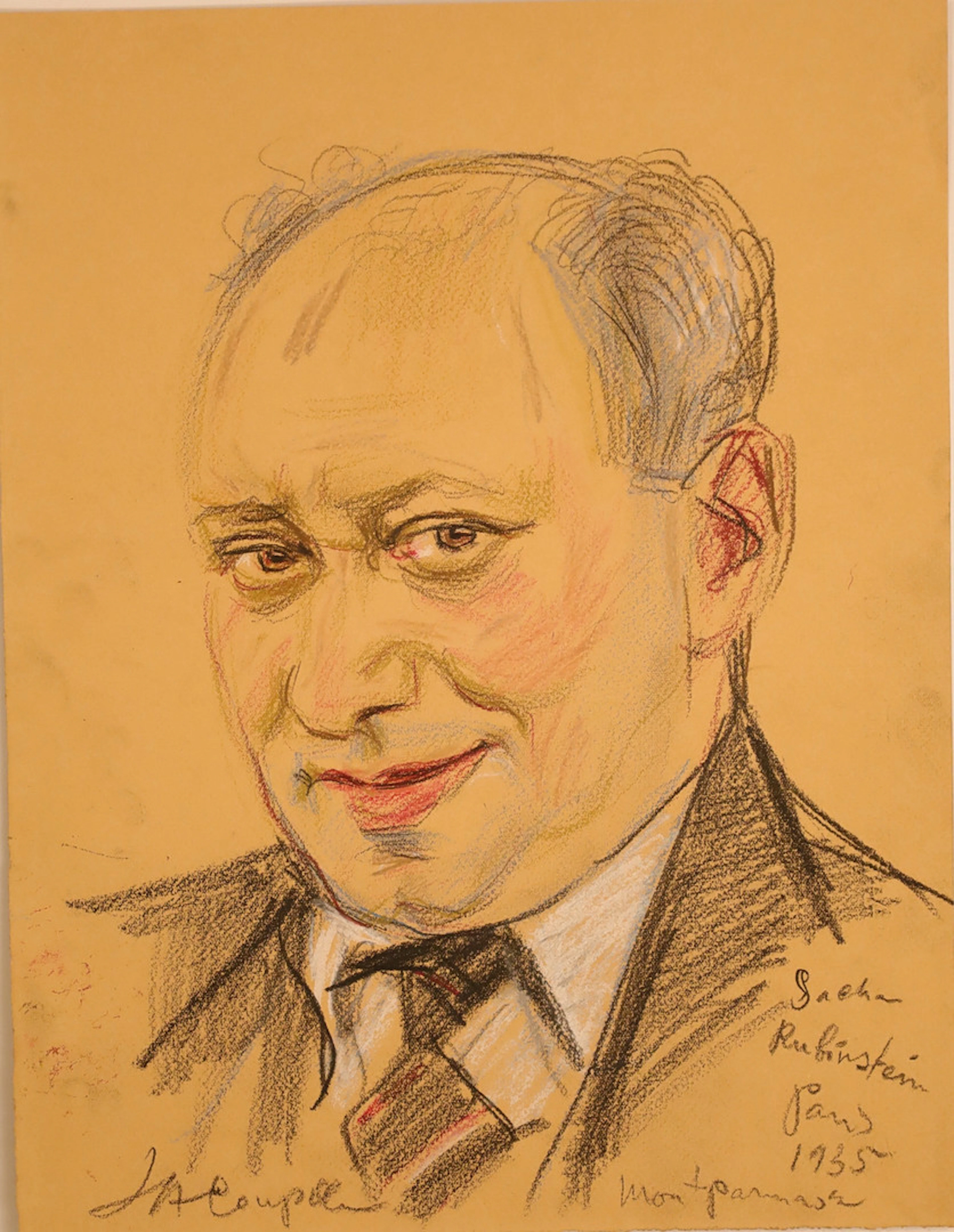 Teckning av OLOF ASCHBERG (July 22, 1877 – April 21, 1960) tecknad
