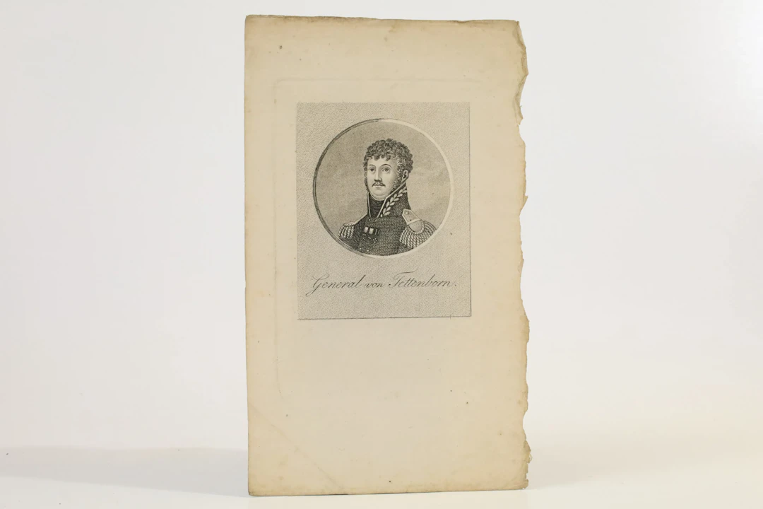 RYSSLAND. FRIEDRICH KARL FREIHERR VON TETTENBORN (1778–1845), ”GENERAL