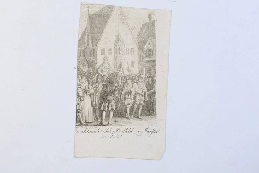 TYSKLAND/NEDERLÄNDERNA – JOHANN BOCKELSON I MÜNSTER 1534, HISTORISKT