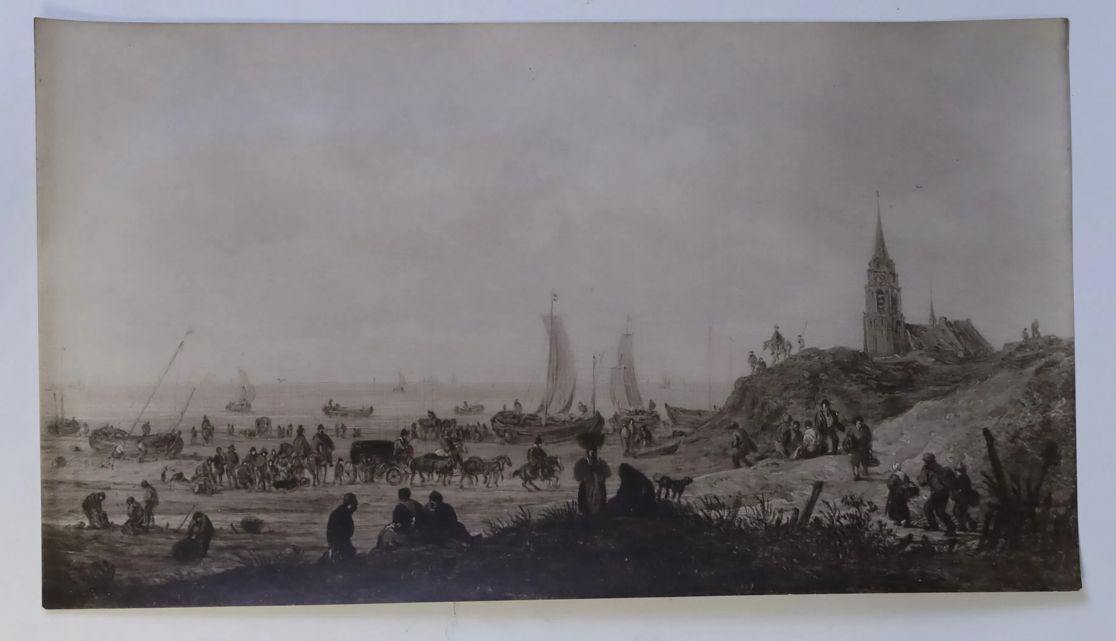 JAN VAN GOYEN – ”BEACH AT SCHEVENINGEN” (STRANDEN VID SCHEVENINGEN)