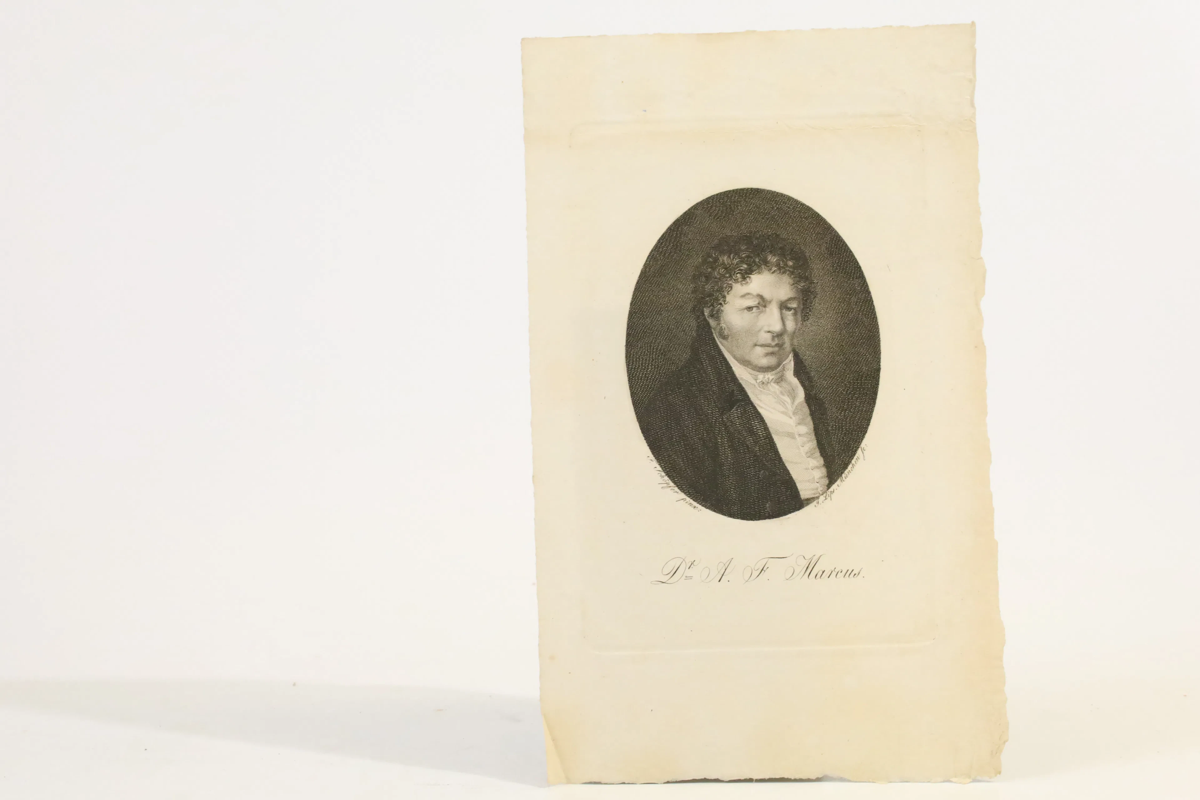 TYSKLAND. PORTRÄTT AV ADALBERT FRIEDRICH MARCUS (1753–1816), GRAVYR