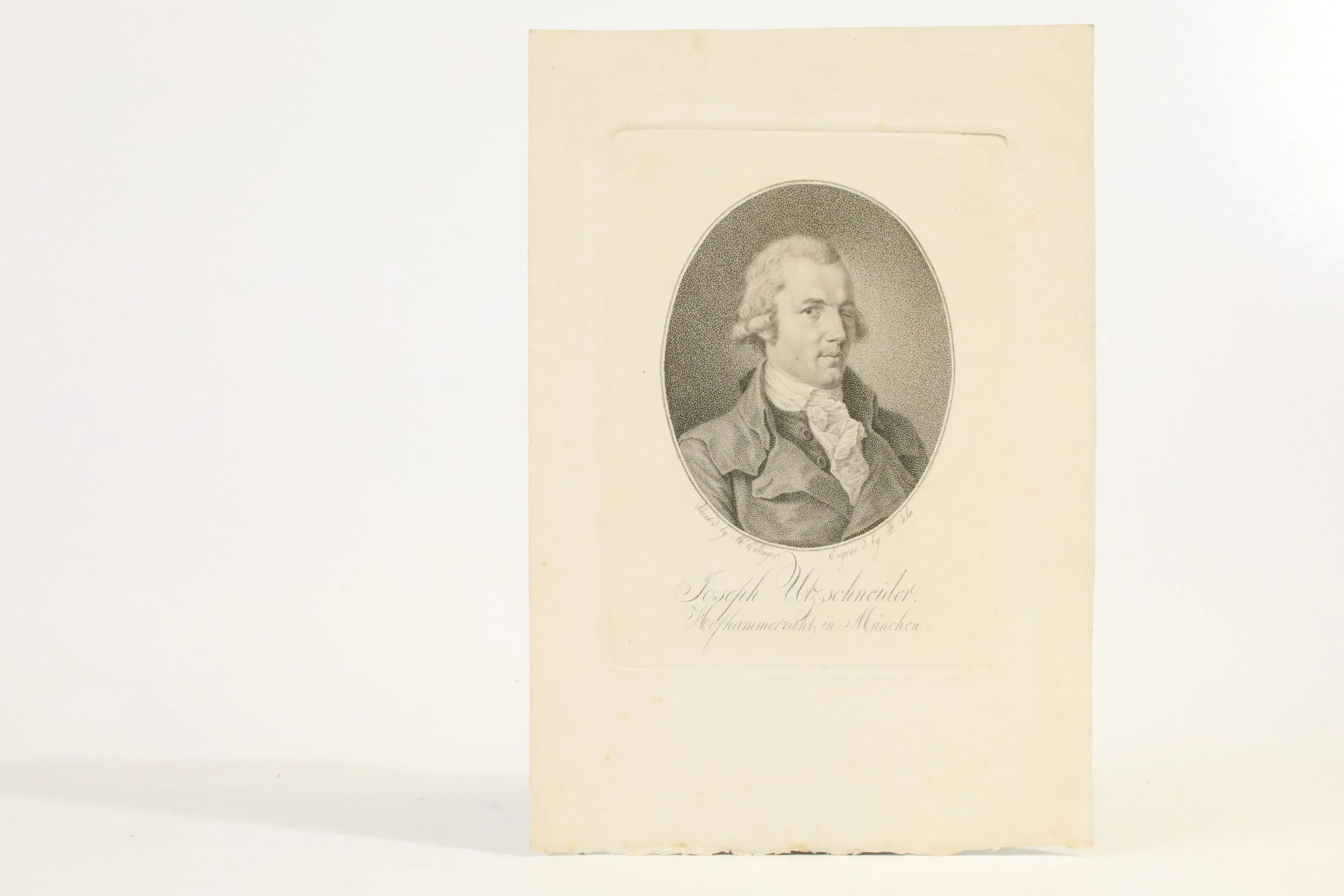 TYSKLAND, MÜNCHEN. JOSEPH VON UTZSCHNEIDER (1763–1840), HOFKAMMERRÅD.