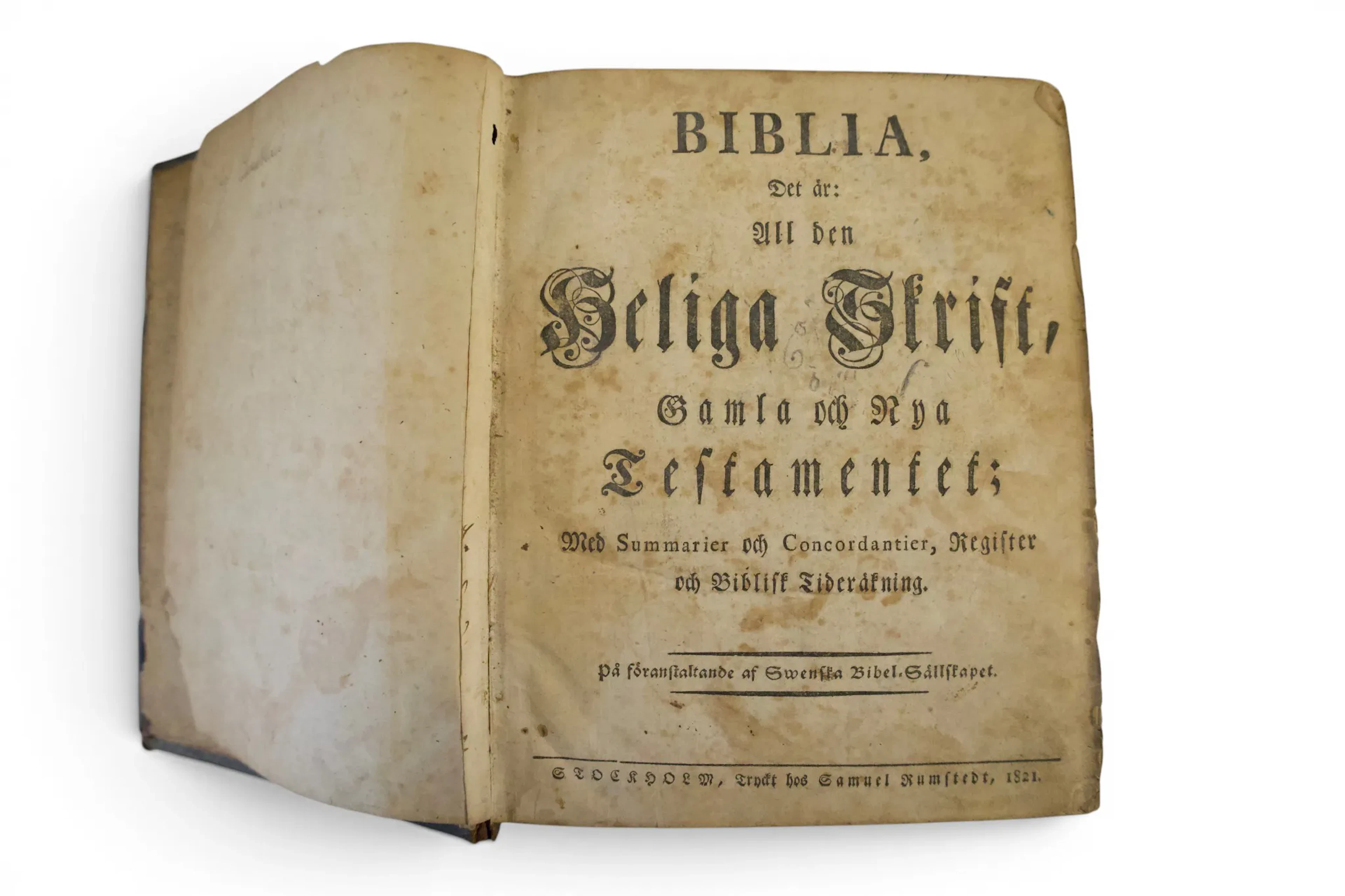 Svensk bibel 1821