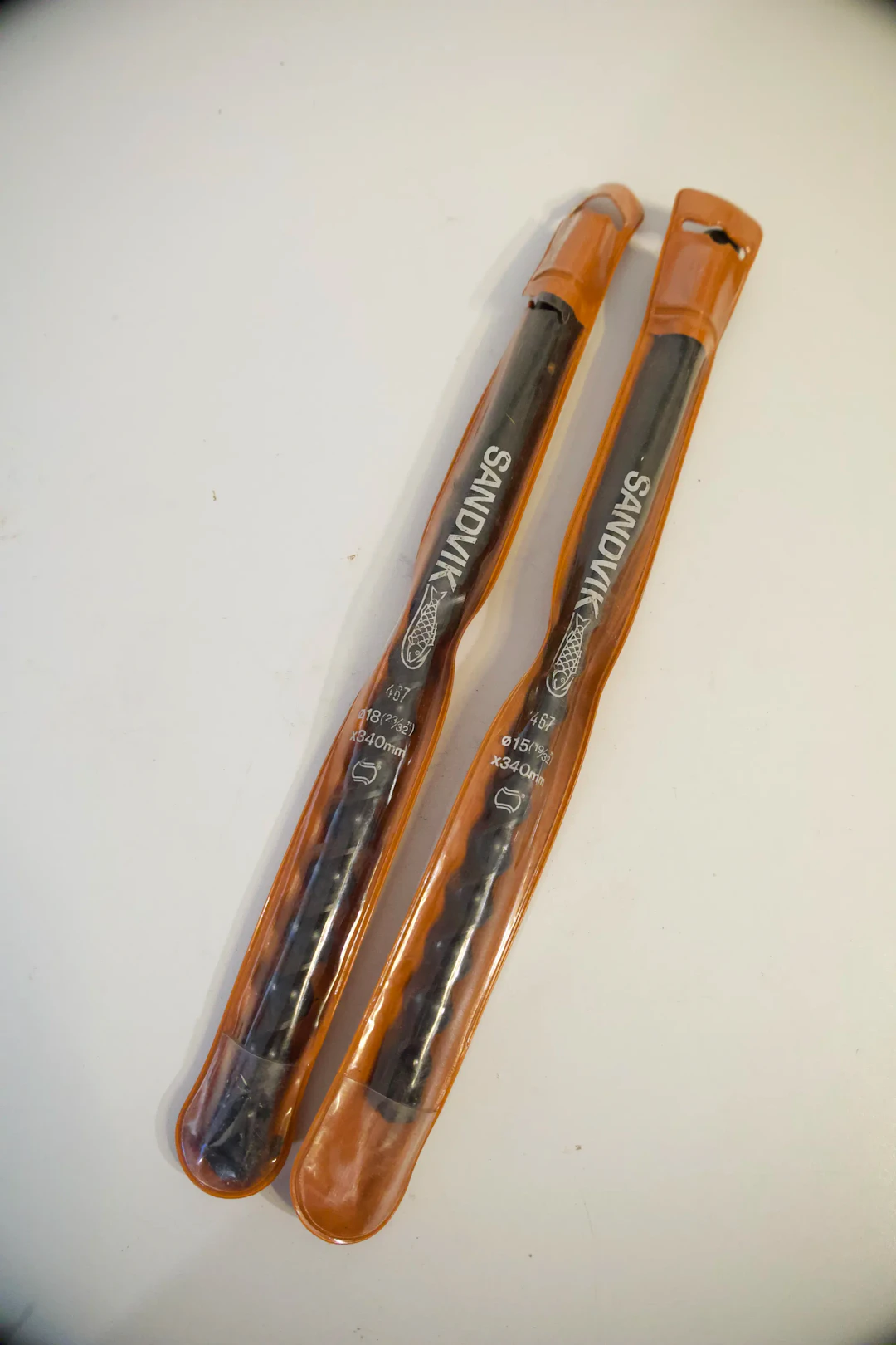 Slagborr / betongborr, 2 st – Sandvik, Ø18 mm (23/32”), SDS-fäste