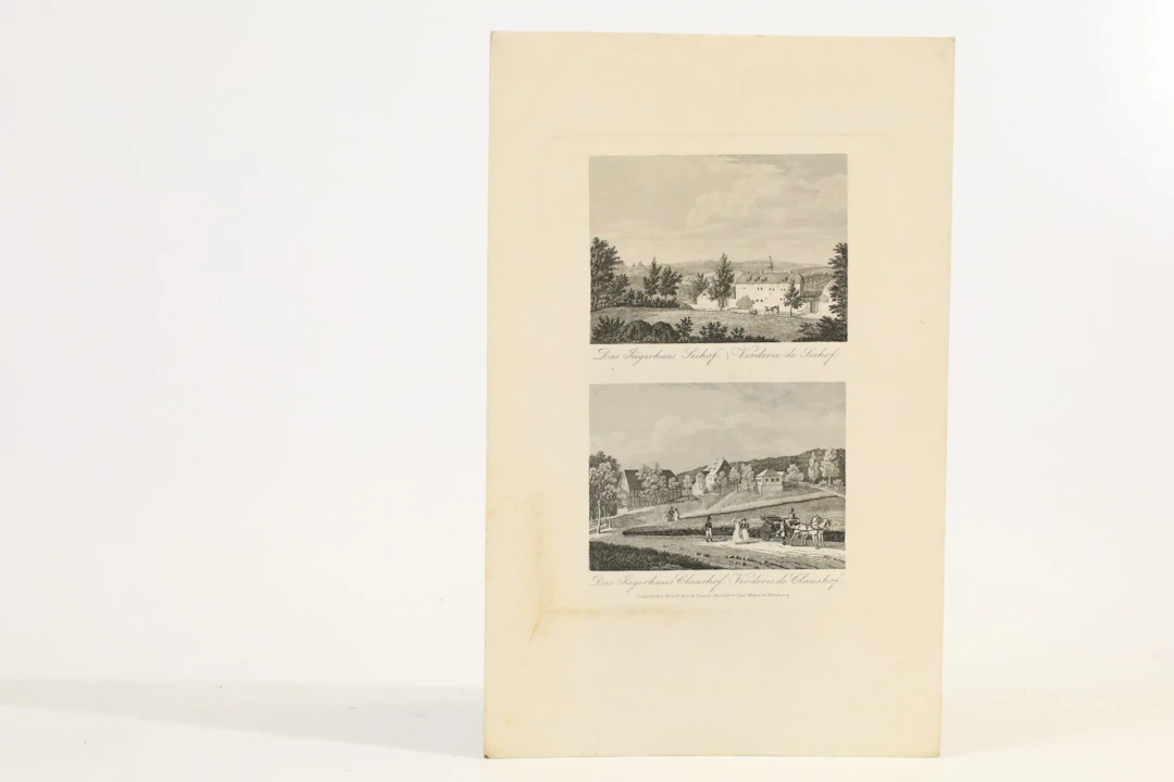 TYSKLAND. ”DAS JÄGERHAUS SEEHOF / VÉNERIE DE SEEHOF” OCH ”DAS JÄGERHAUS