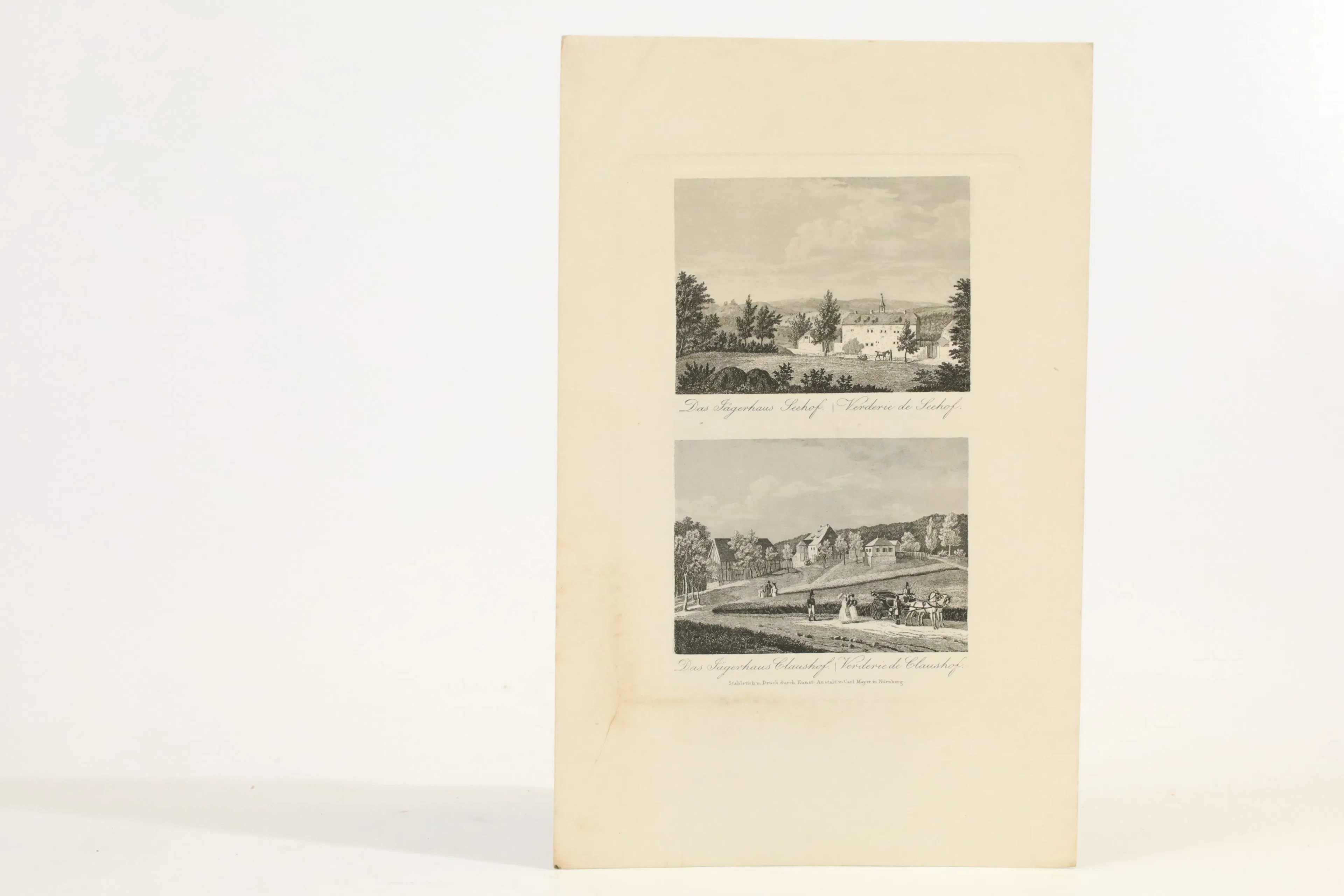 TYSKLAND. ”DAS JÄGERHAUS SEEHOF / VÉNERIE DE SEEHOF” OCH ”DAS JÄGERHAUS
