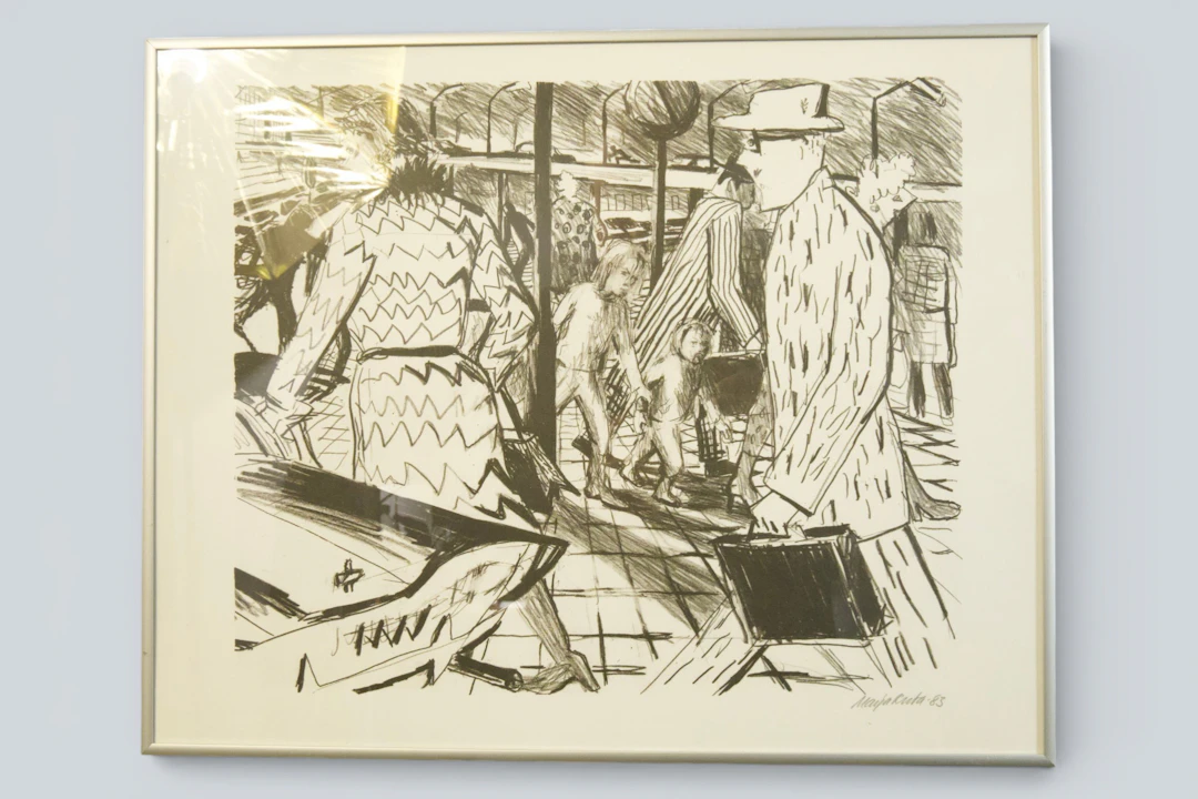 SIGNERAD GRAFIK – MARJA RUTA – 1983