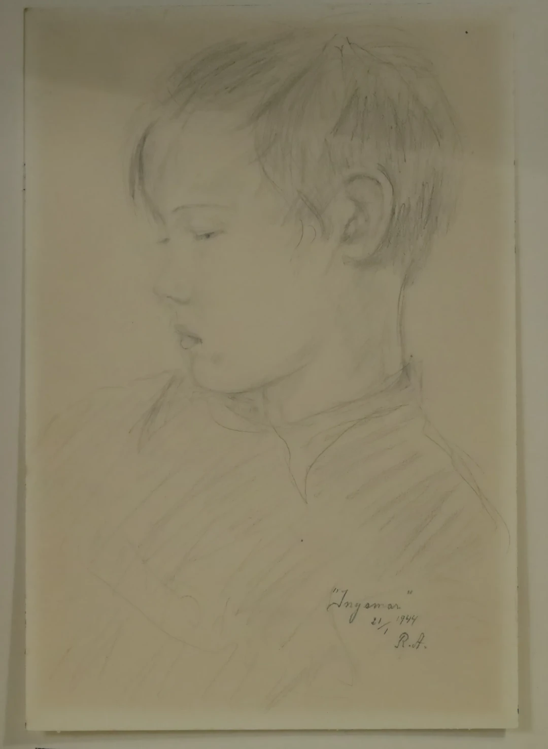 RAGNAR ASCHBERG. Ingemar 21/1 1944.