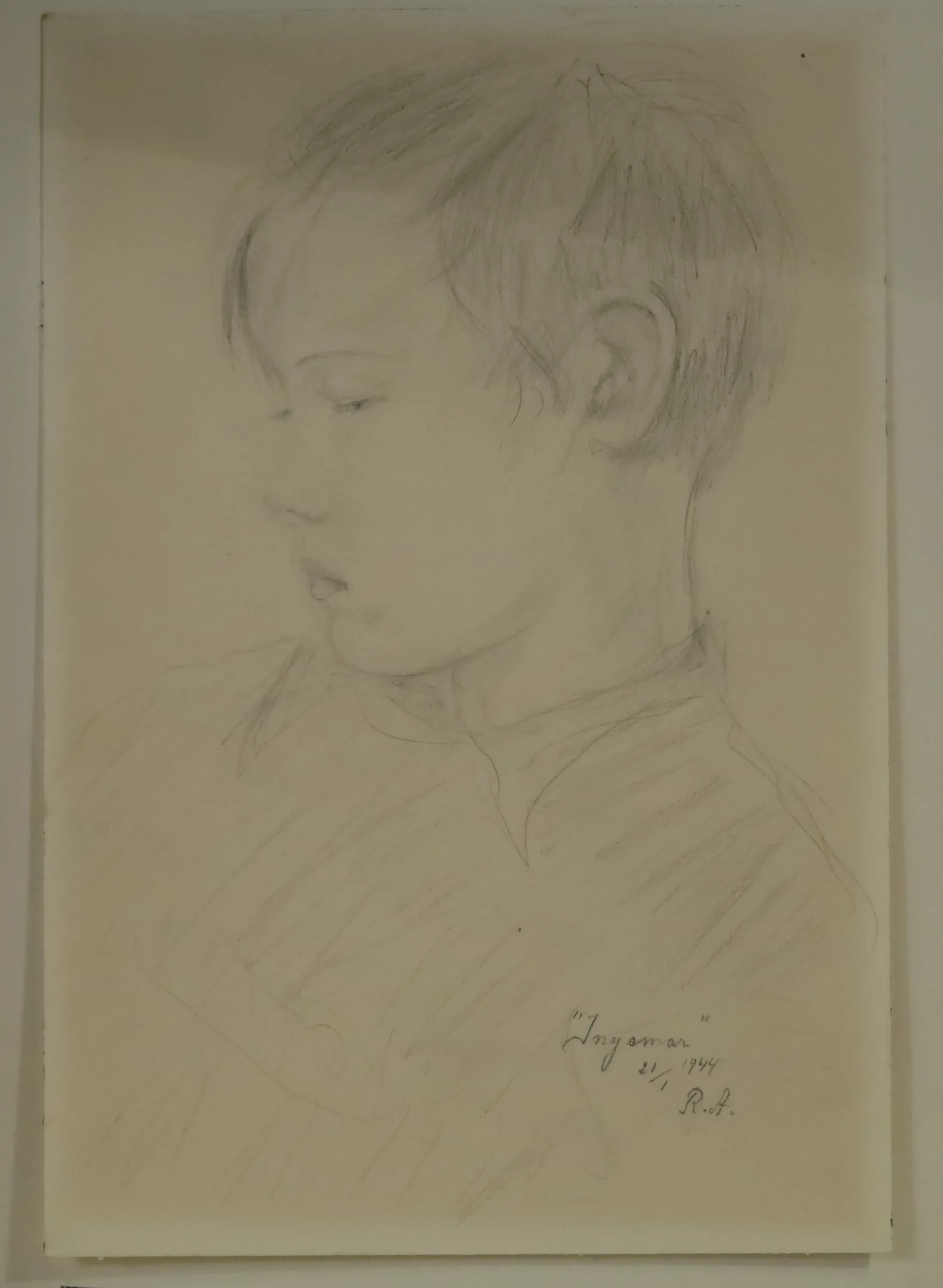RAGNAR ASCHBERG. Ingemar 21/1 1944.