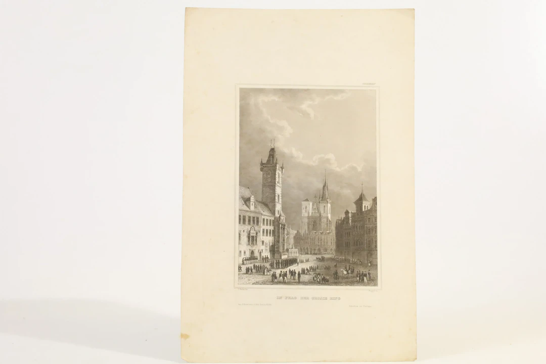 TJECKIEN, PRAG (DÅ KONUNGARIKET BÖHMEN). C. REISS, EFTER; JOHANN GABRIEL