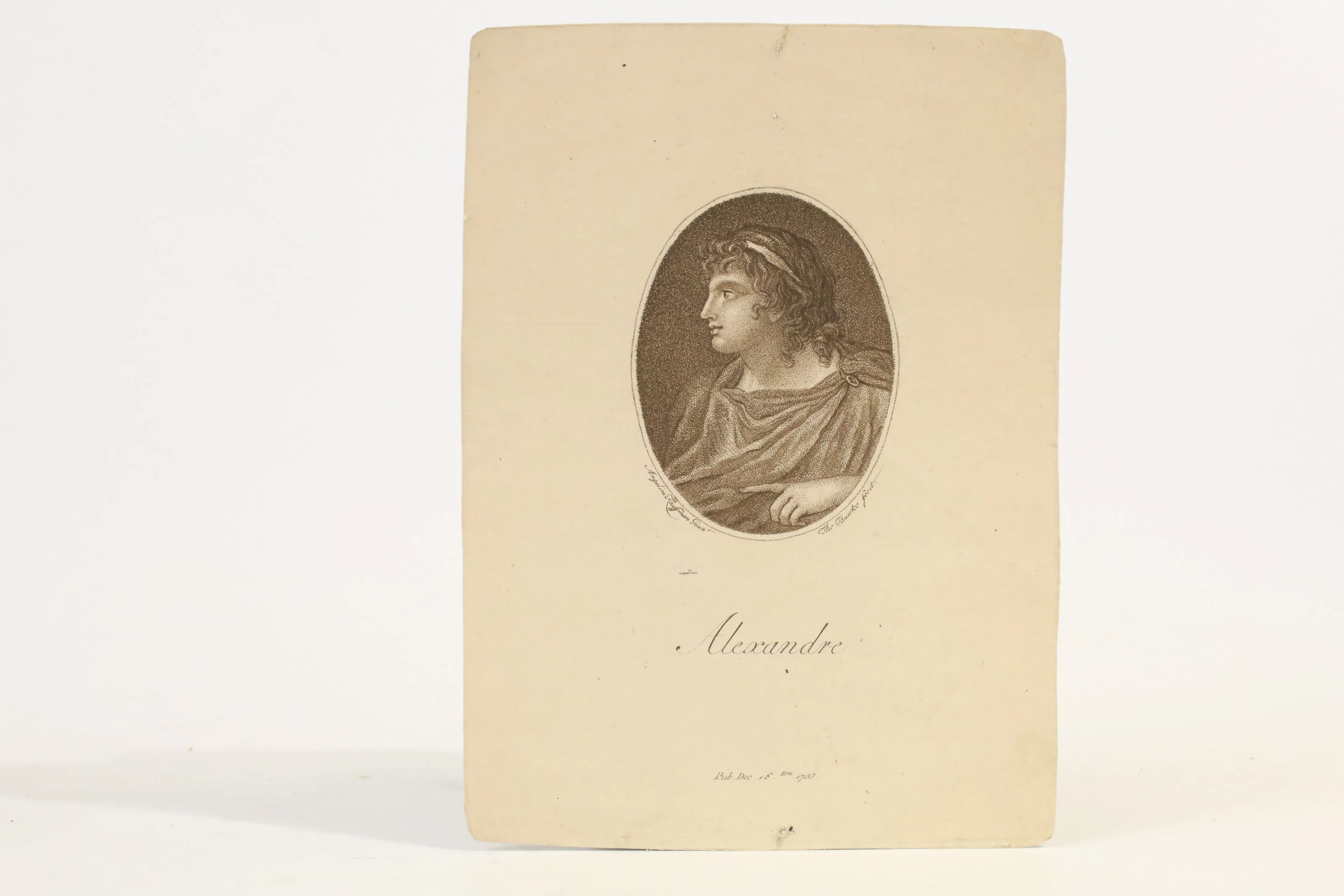 ENGLAND, LONDON. EFTER ANGELICA KAUFFMAN (1741–1807); THOMAS BURKE
