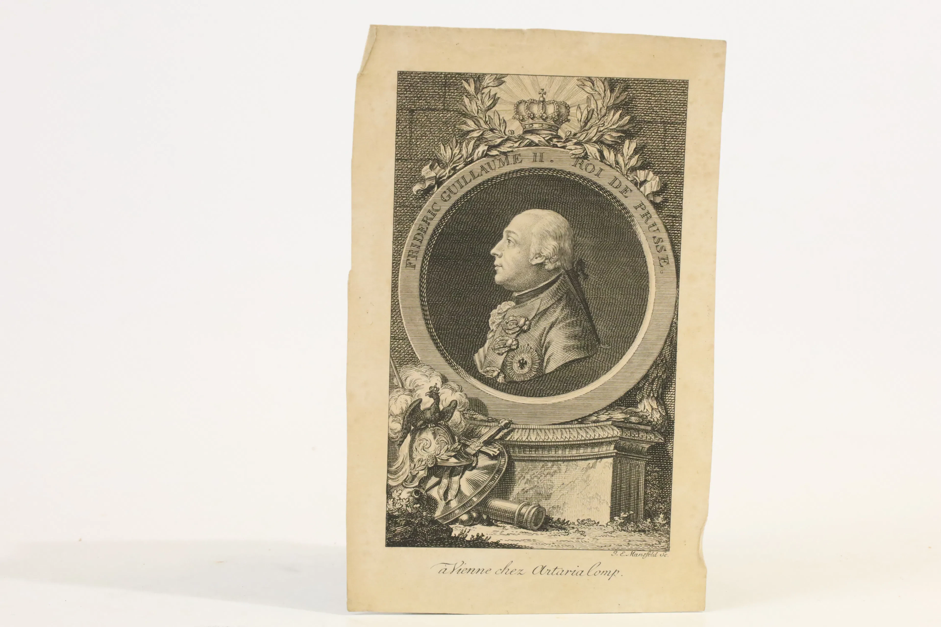 ÖSTERRIKE, WIEN. JOHANN GEORG MANSFELD (1764–1817), GRAVÖR; ARTARIA
