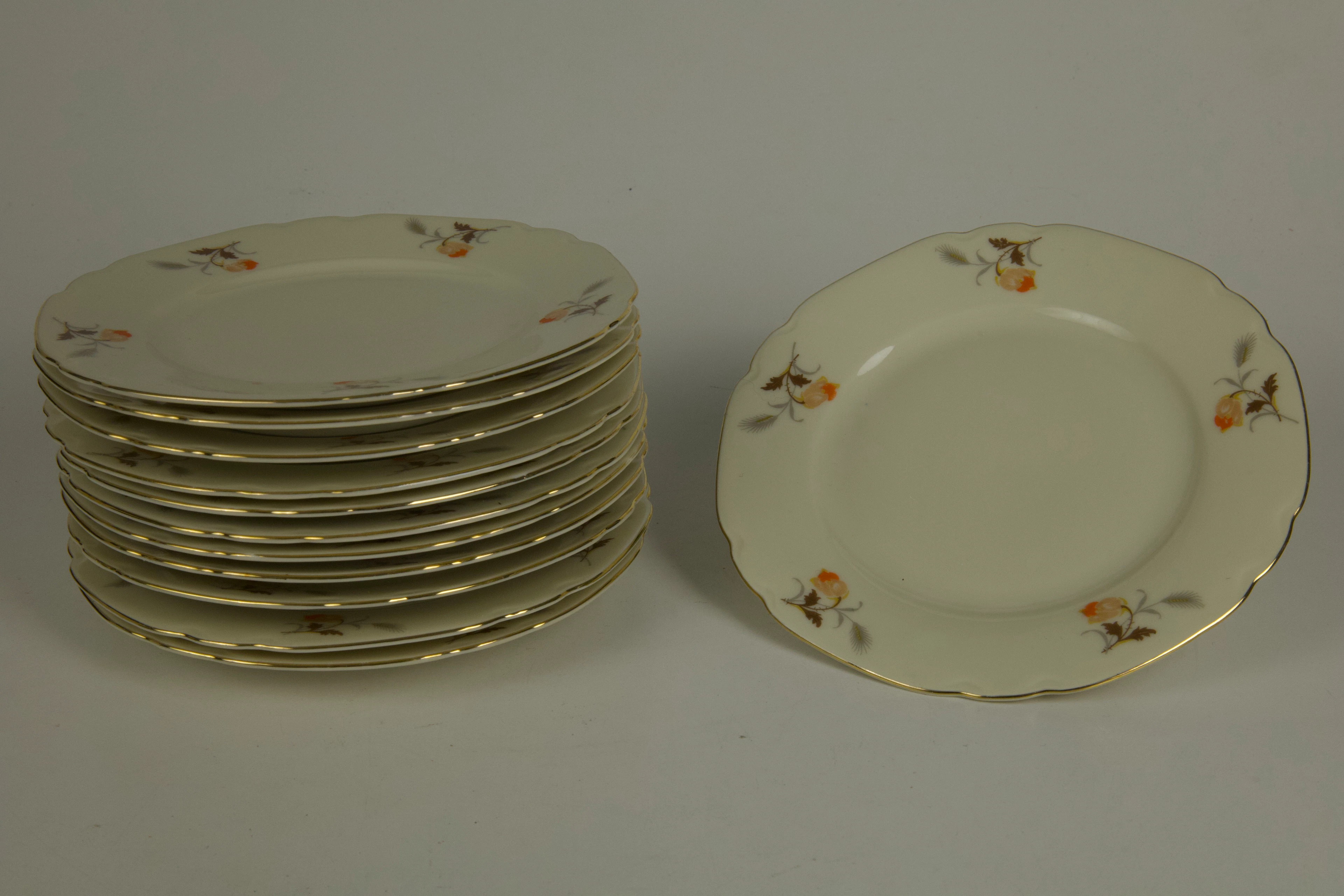 Servisdelar, Victoria, Czechoslovakia, ca 1950–60-tal.