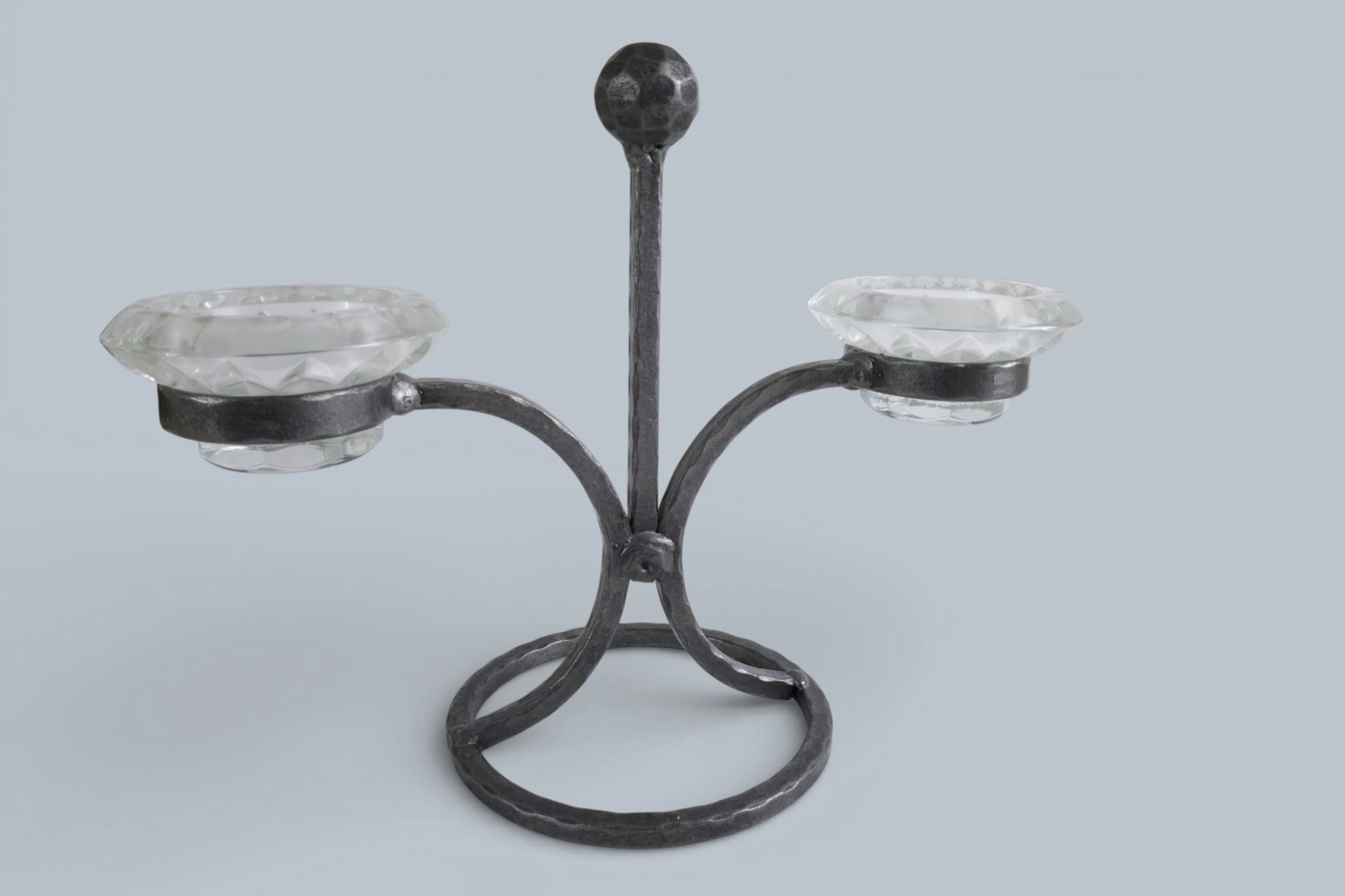 LJUSSTAKE, SMIDE OCH GLAS, 1900-TAL