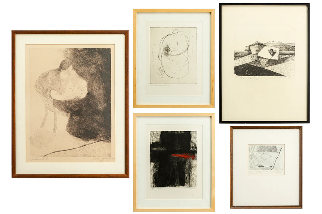Lot (5) werken / five works