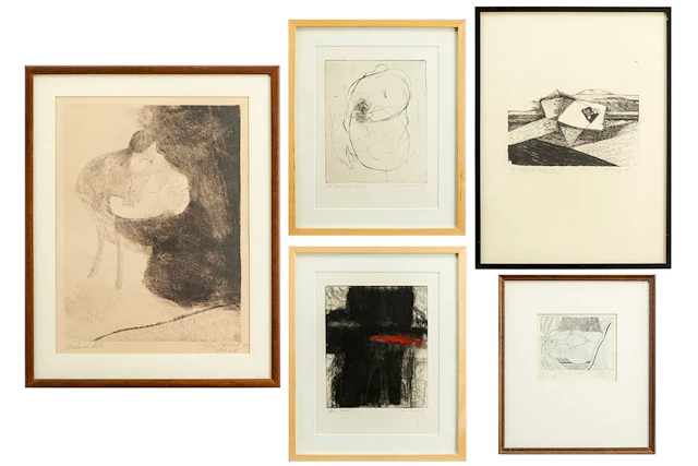 Lot (5) werken / five works