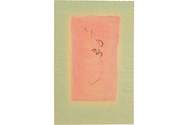 GUIETTE RENE (1893 - 1976) aquarel met een typische abstracte zgn