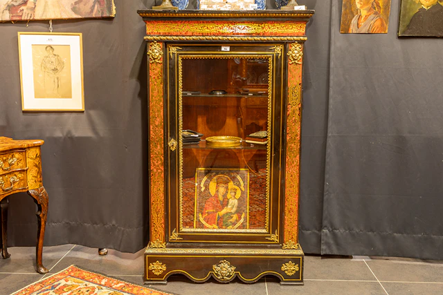 FRANKRIJK - ca 1850/70 typisch barok Napoleon III-meubel in "Boulle"