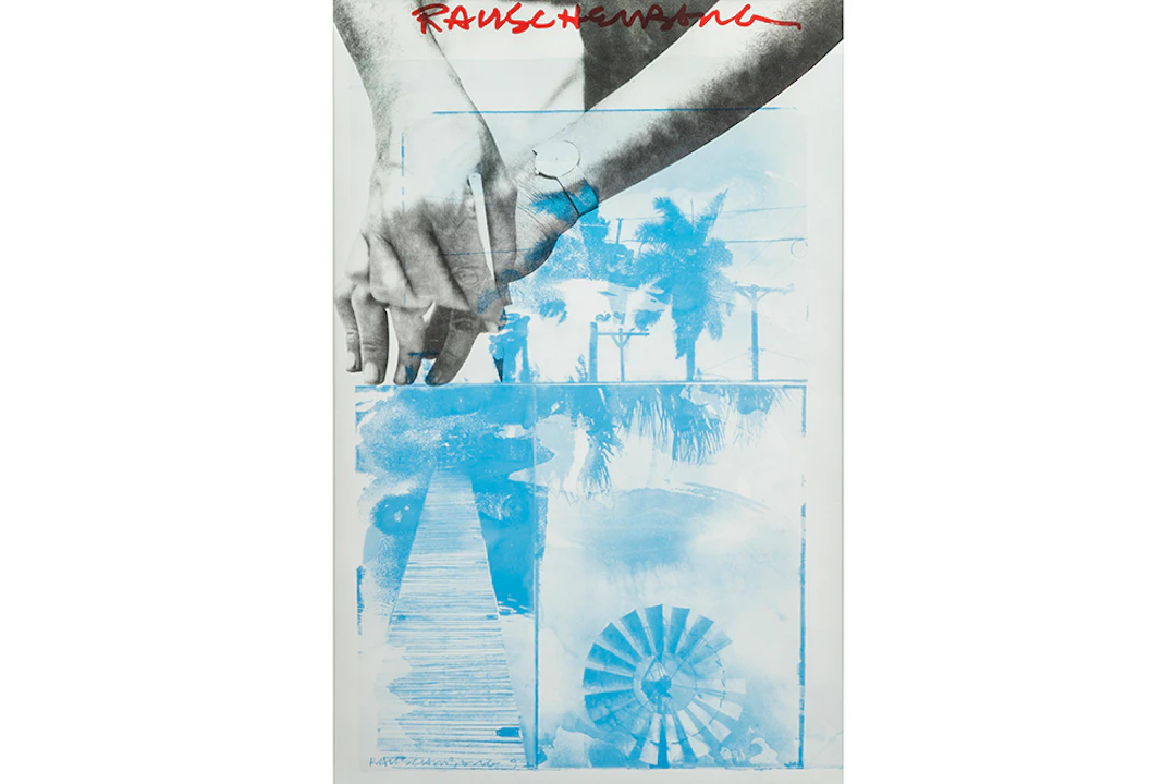 RAUSCHENBERG ROBERT (1925 - 2008) print in kleur uitgegeven door 'LACMA