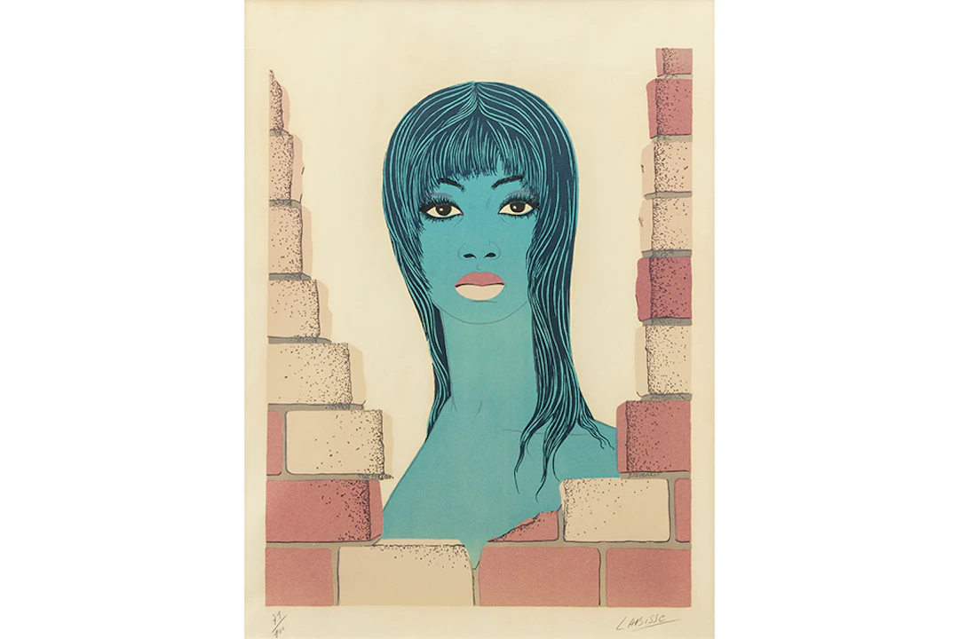LABISSE FELIX (1905 - 1982) kleurlitho n° 71/100 getiteld "Through