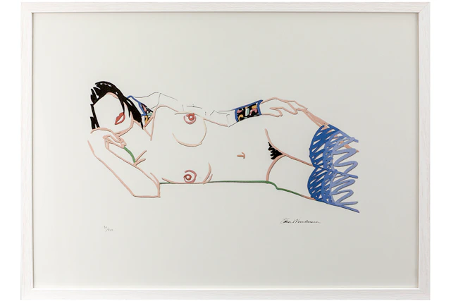 WESSELMANN TOM (1931 - 2004) - NAAR print n° 90/450 : "Reclining nude"