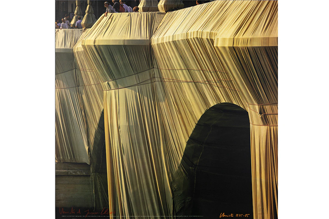CHRISTO (1935 - 2020) & JEANNE-CLAUDE (1935 - 2009) fotoprint op dibond