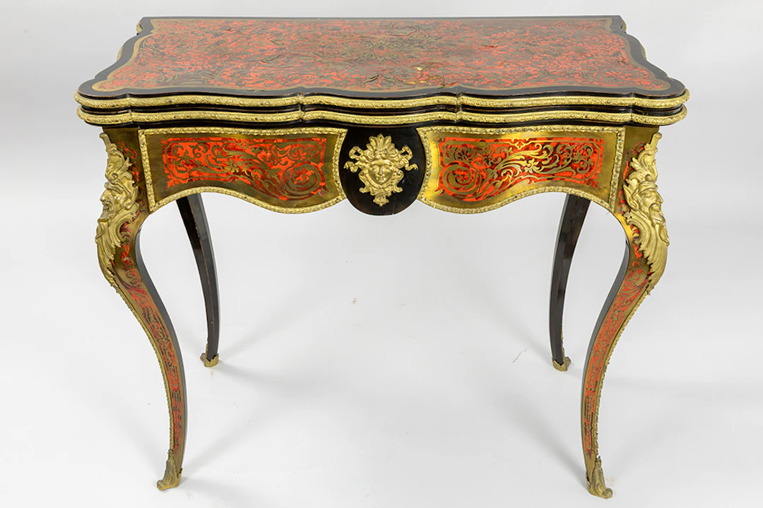 Negentiende eeuwse goedbewaarde, allicht Franse Napoleon III-speeltafel