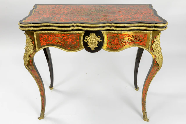 Negentiende eeuwse goedbewaarde, allicht Franse Napoleon III-speeltafel