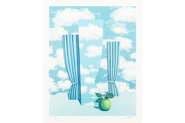 MAGRITTE RENÉ (1898 - 1967) Kleurlitho n° 229/275 naar het werk "Le