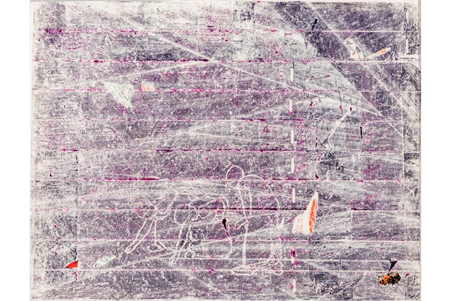 KIFLEYESUS ERMIAS (° 1974) seriegrafie n° 2/100 met een abstracte