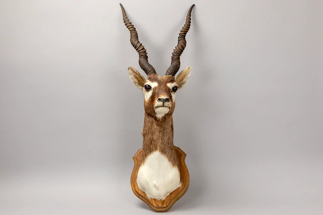 Opgezette kop van een impala - Aepyceros melampus - hoogte : 73 cm