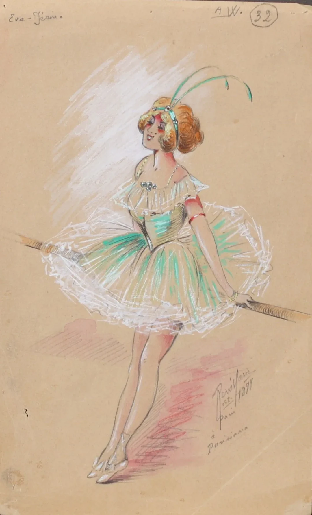 RENÉ-MARIE BODSON (1878-1955) — École liégeoise. La Danseuse - Lot 164