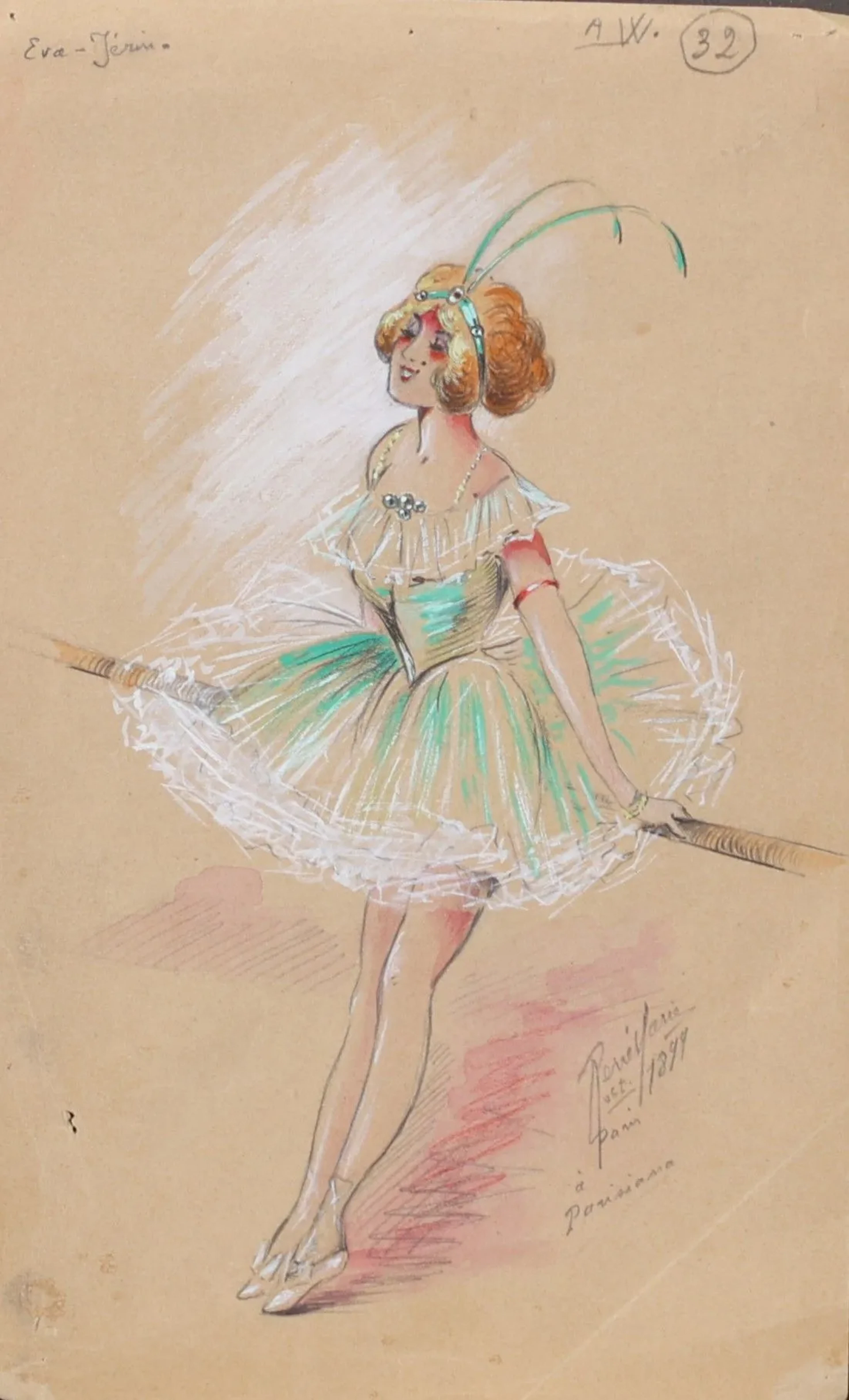 RENÉ-MARIE BODSON (1878-1955) — École liégeoise. La Danseuse - Lot 164
