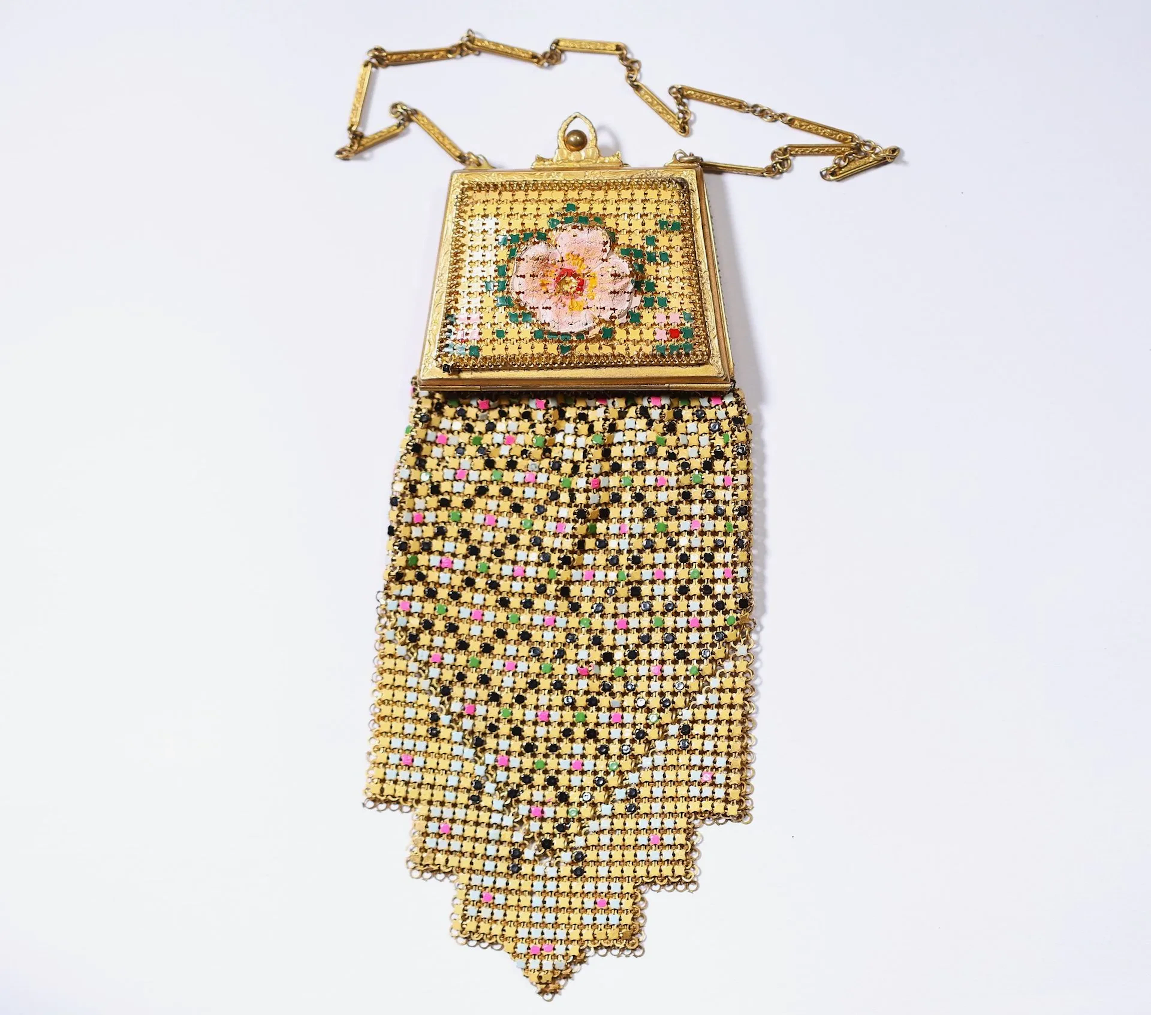 WHITING DAVIS — Sac-bourse de soirée en cotte de mailles de - Lot 225