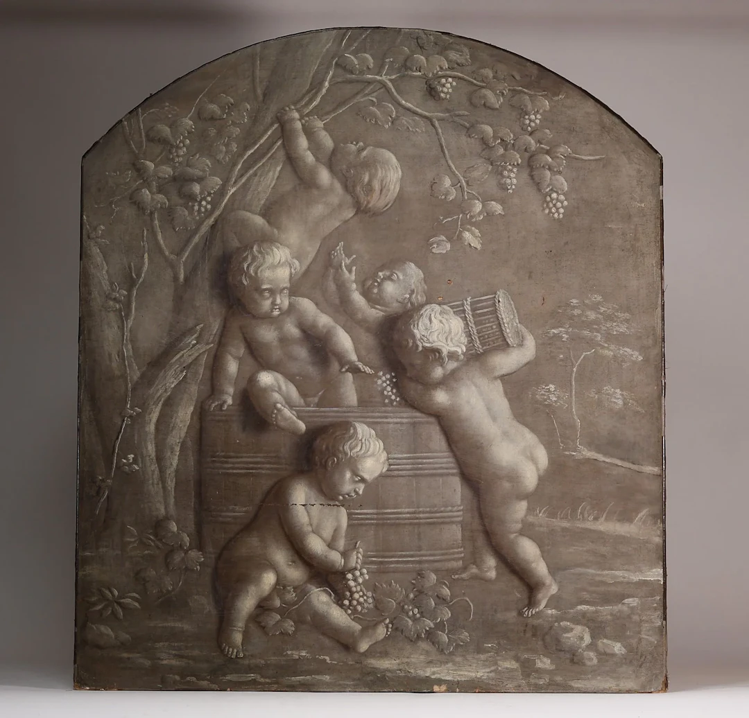 ÉCOLE FRANÇAISE DU XVIIIe SIÈCLE – Allégorie du vin. Importa - Lot 172