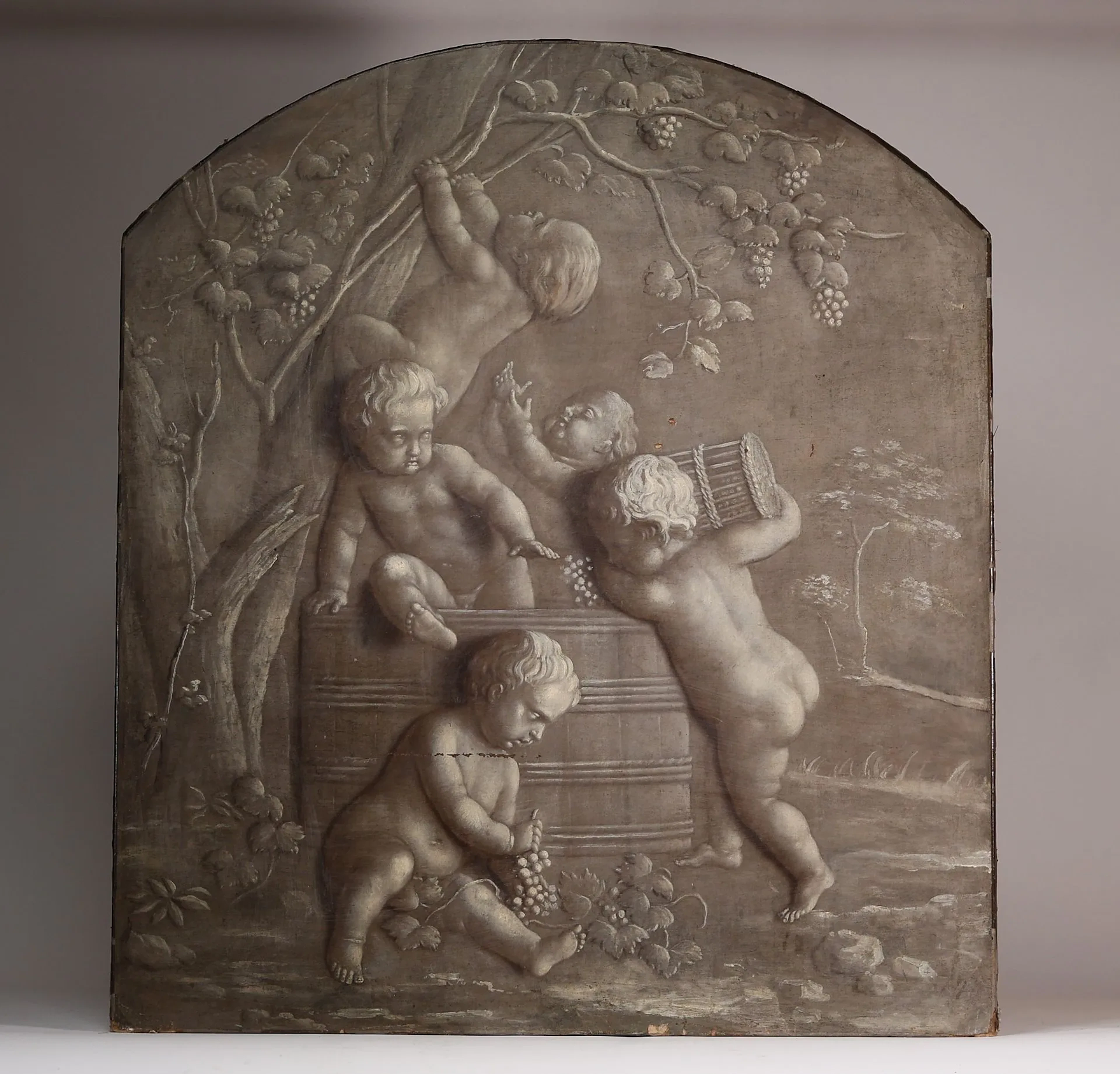 ÉCOLE FRANÇAISE DU XVIIIe SIÈCLE – Allégorie du vin. Importa - Lot 172