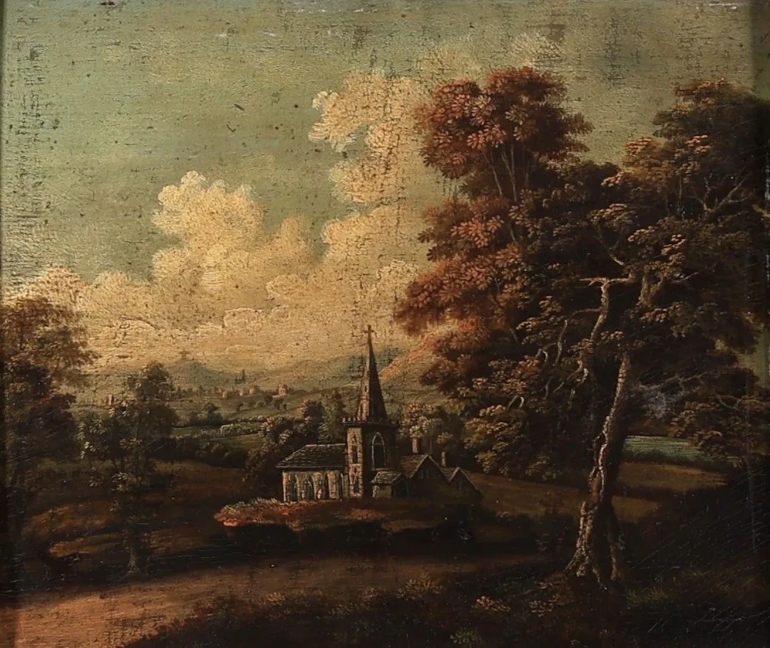 18TH-CENTURY EUROPEAN SCHOOL – Lively landscape featuring a - Lot 183