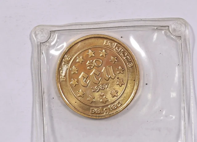 BELGIUM — 50 ECU gold coin, 1987, commemorating the 30th ann - Lot 239