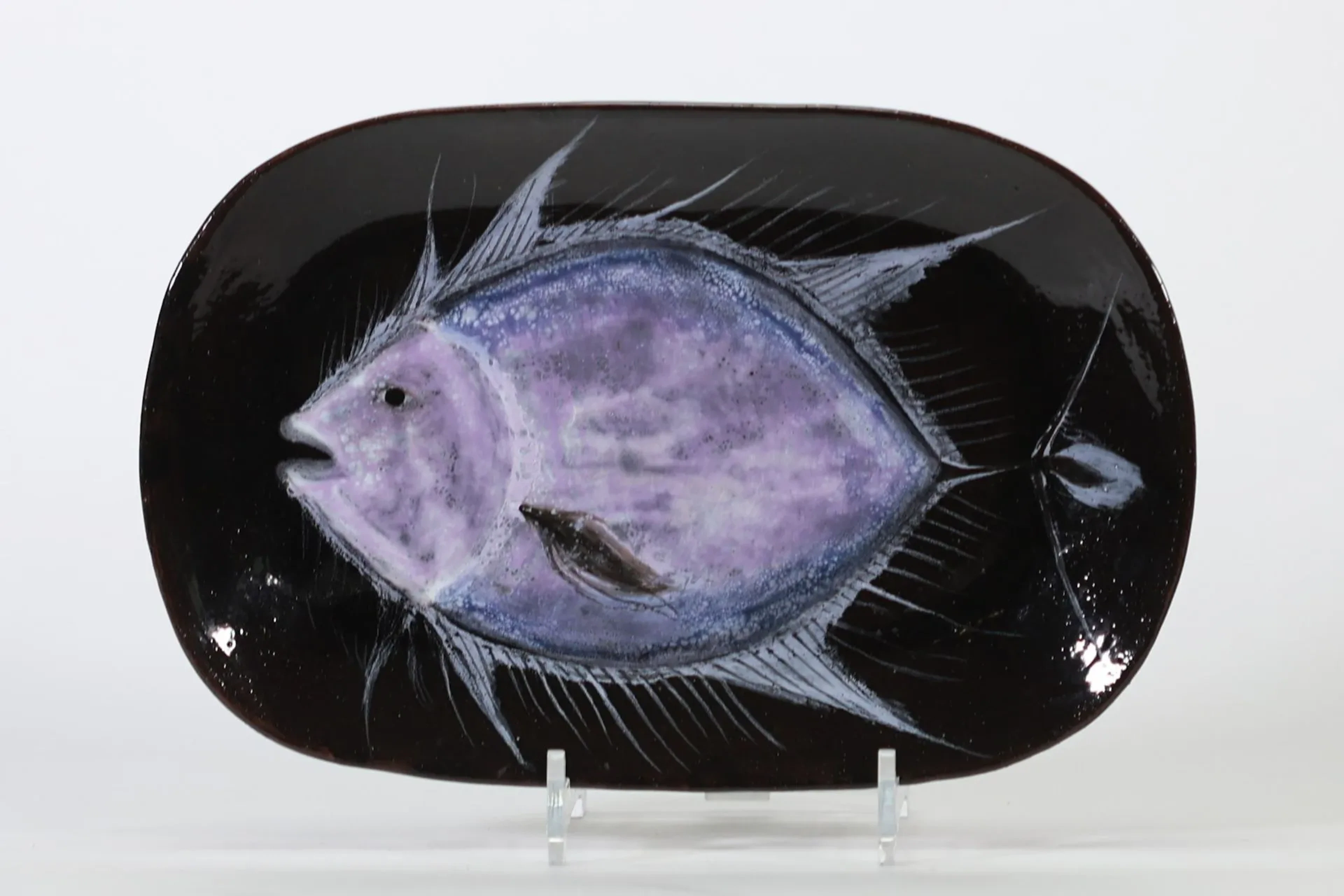 BELGIUM — DOUR — SOMVILLE — Rectangular dish with rounded co - Lot 149