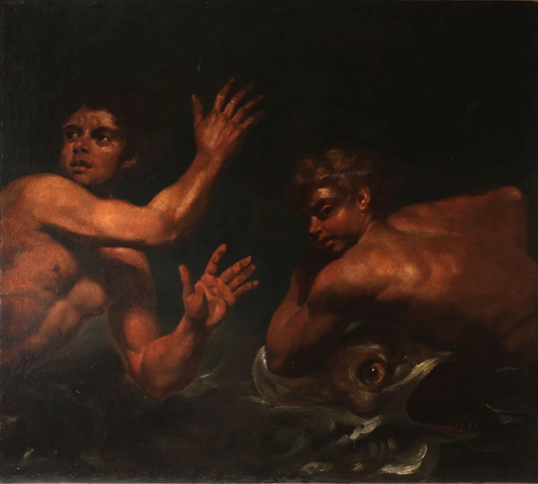 ÉCOLE ITALIENNE DU XVIIIe SIÈCLE — Scène mythologique marine - Lot 177