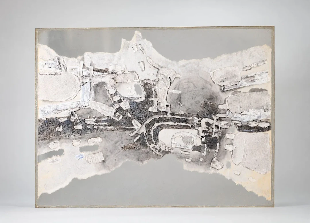 Gérard SINGER (1929-2007) — Composition abstraite, 1965. Tec - Lot 151