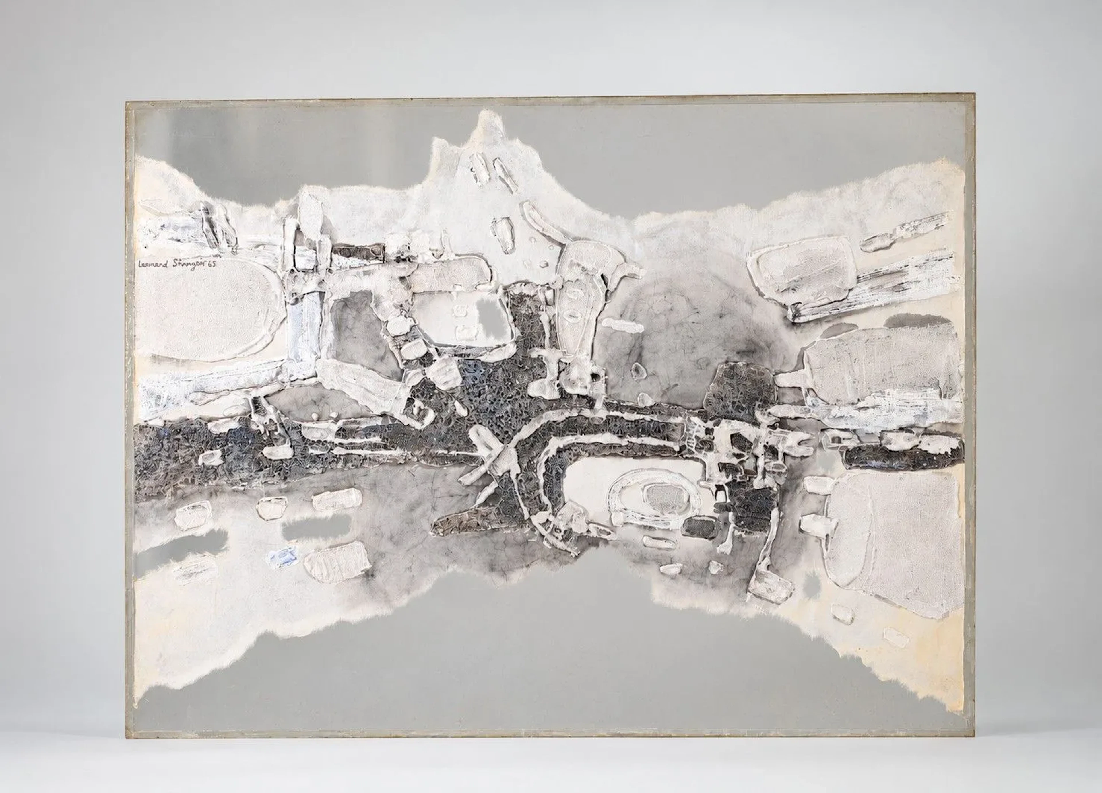 Gérard SINGER (1929-2007) — Composition abstraite, 1965. Tec - Lot 151