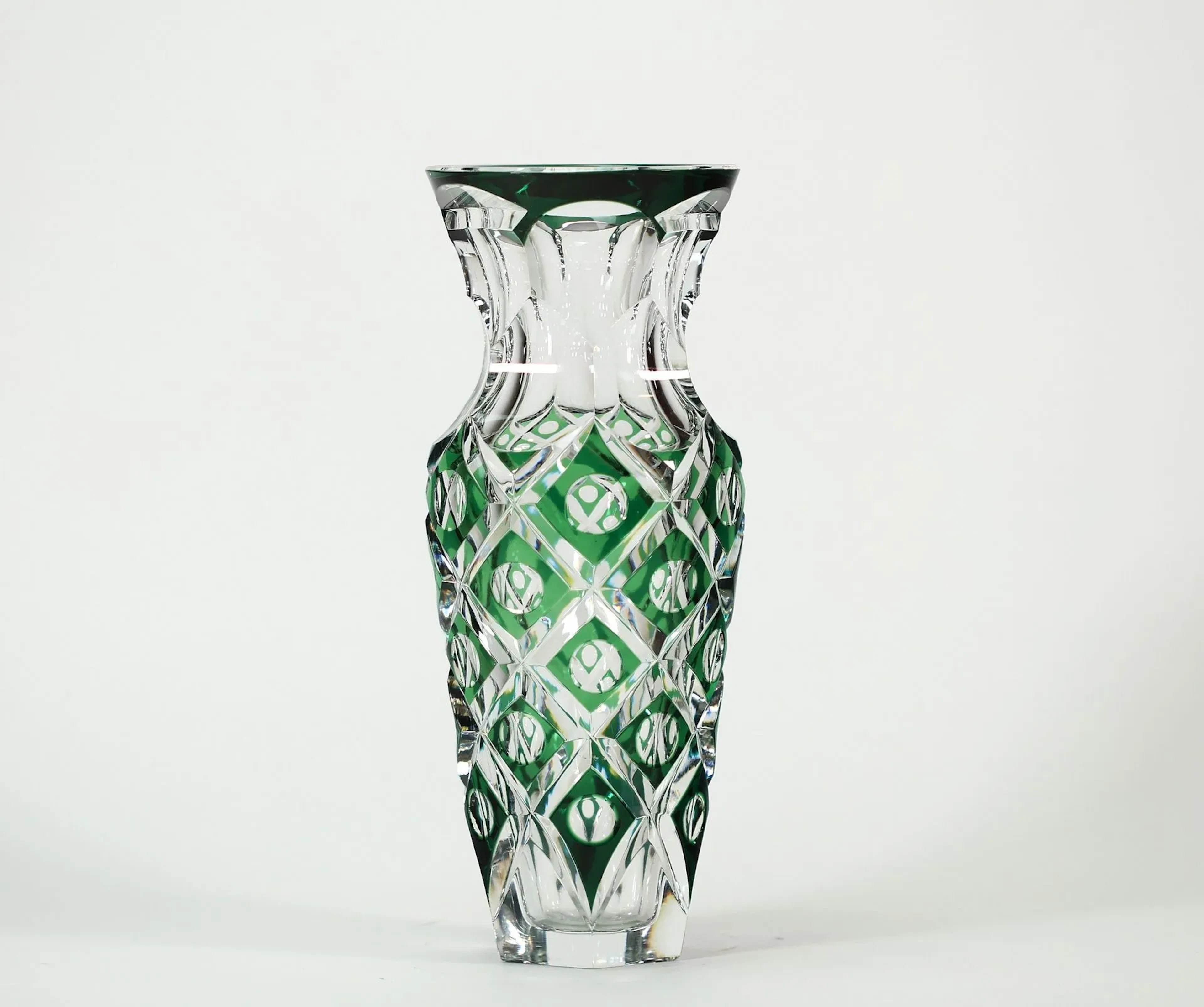 VAL SAINT-LAMBERT – Art Deco Vase – An elegant crystal vase - Lot 80