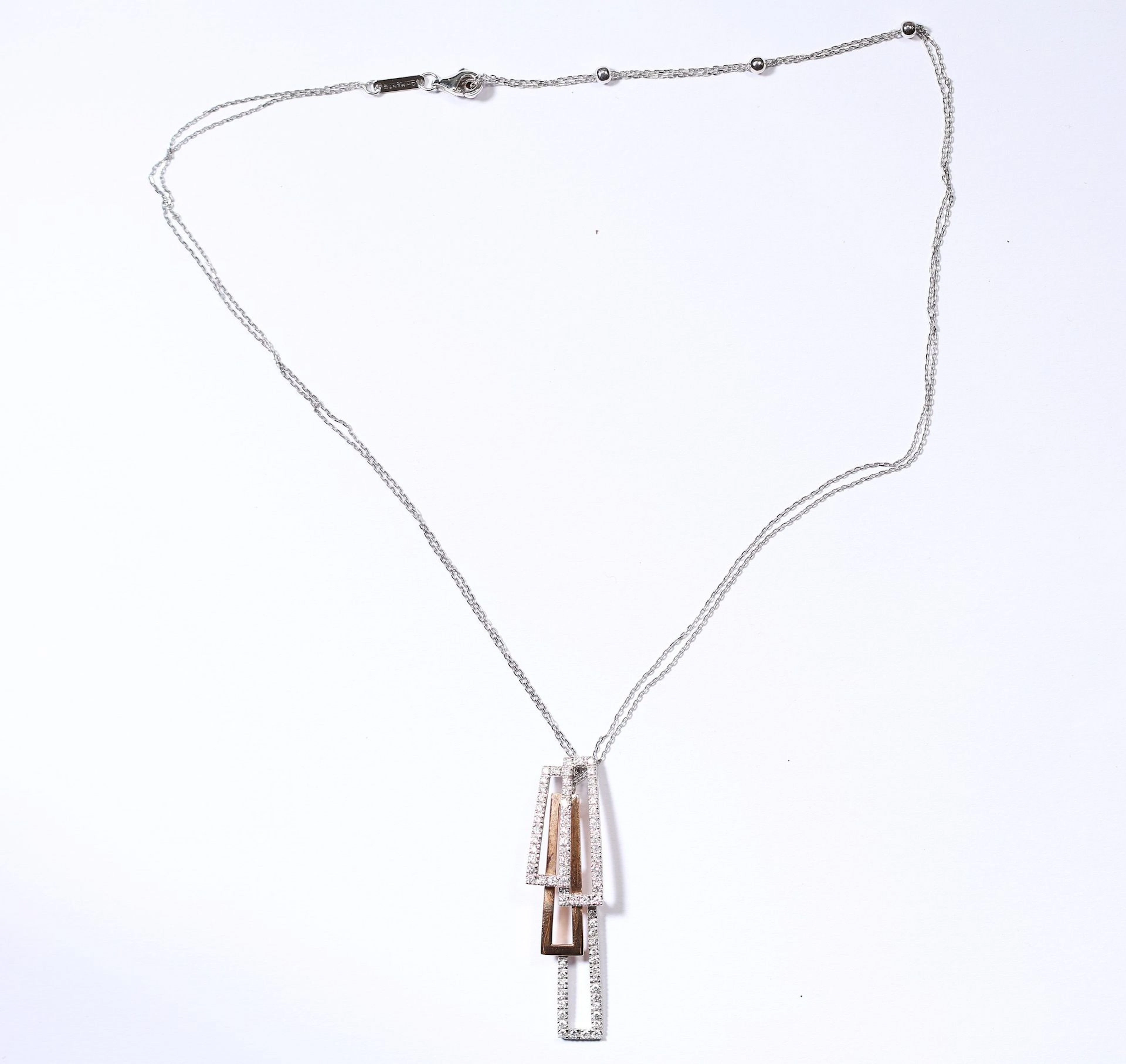 CHIMENTO — Necklace in 18-karat (750 ‰) white and rose gold, - Lot 247