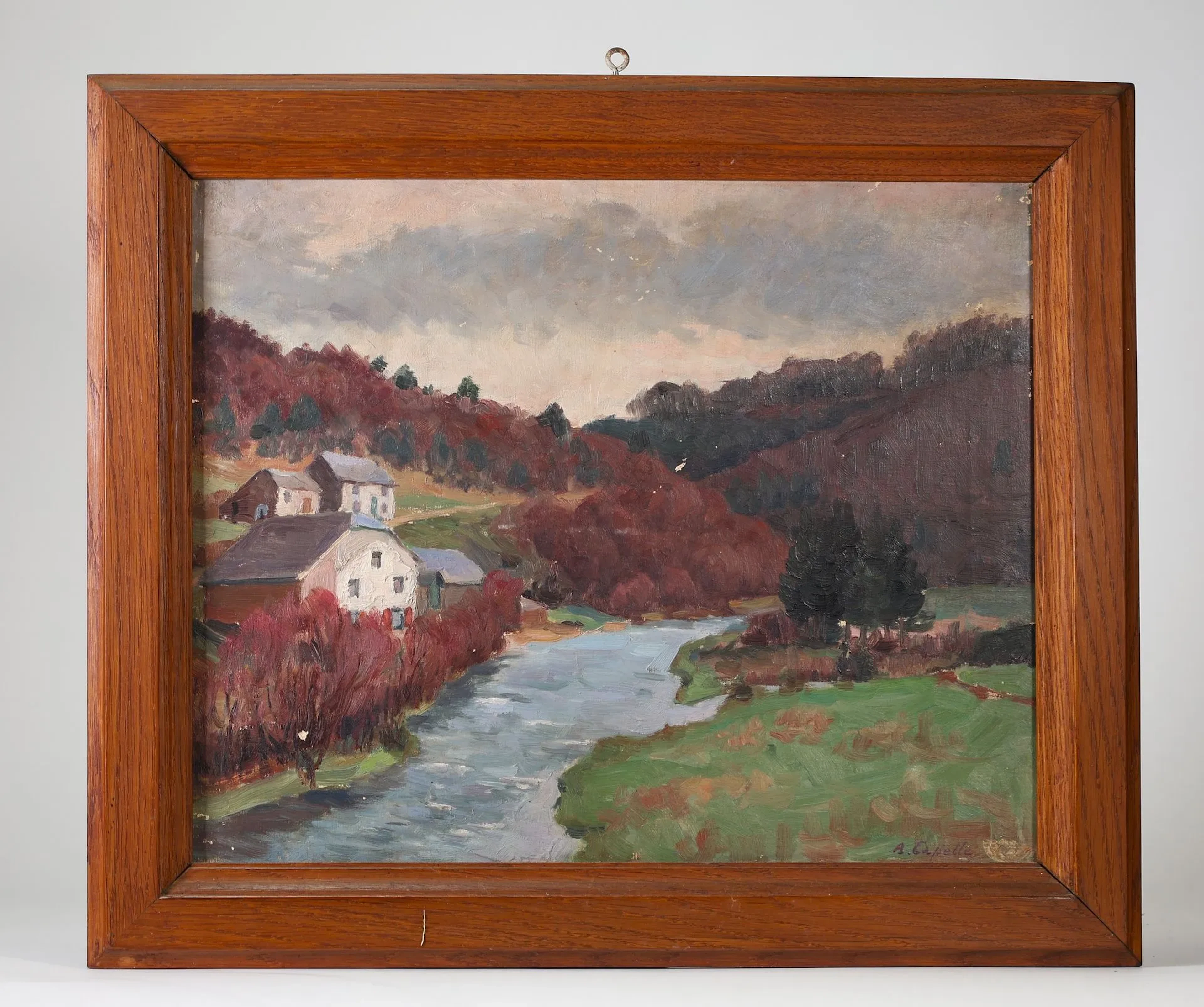 A. CAPELLE Paysage ardennais à la rivière - Lot 175
