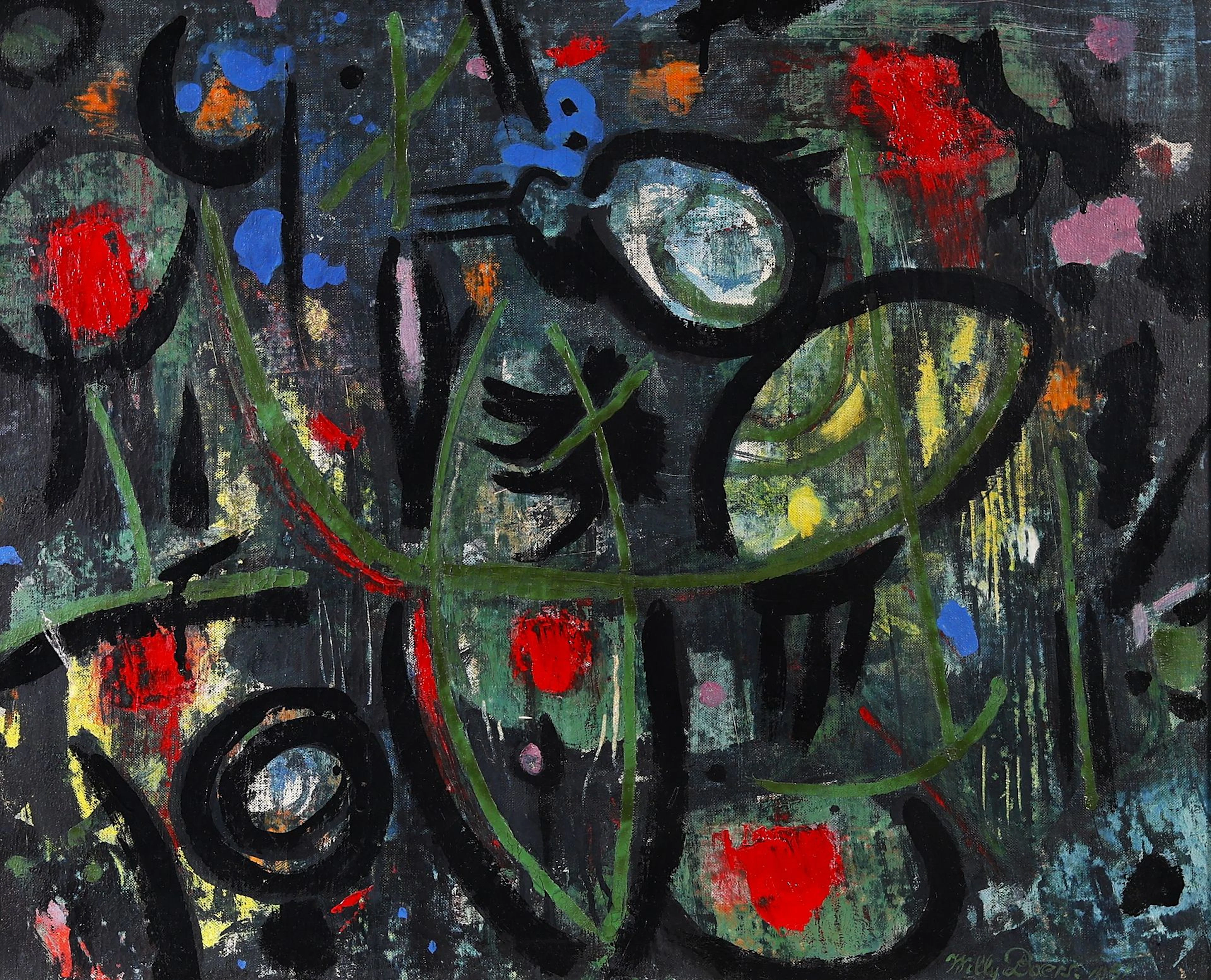 Willy BOERS (1905-1978) – « Droom van het worden », 1951. Hu - Lot 179