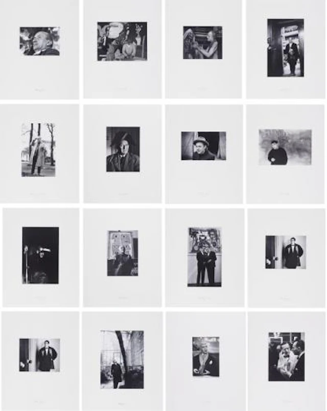 Marcel Broodthaers - Sixteen photographic portraits and one self-portrait