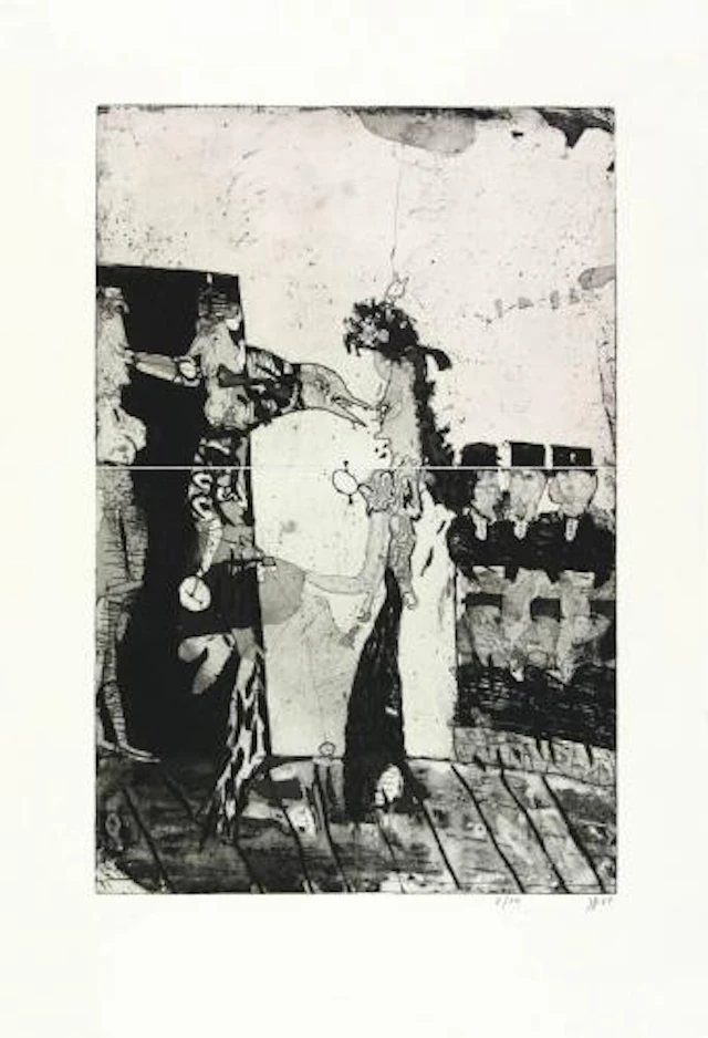 Horst Janssen - Opperfrau und Vogel
