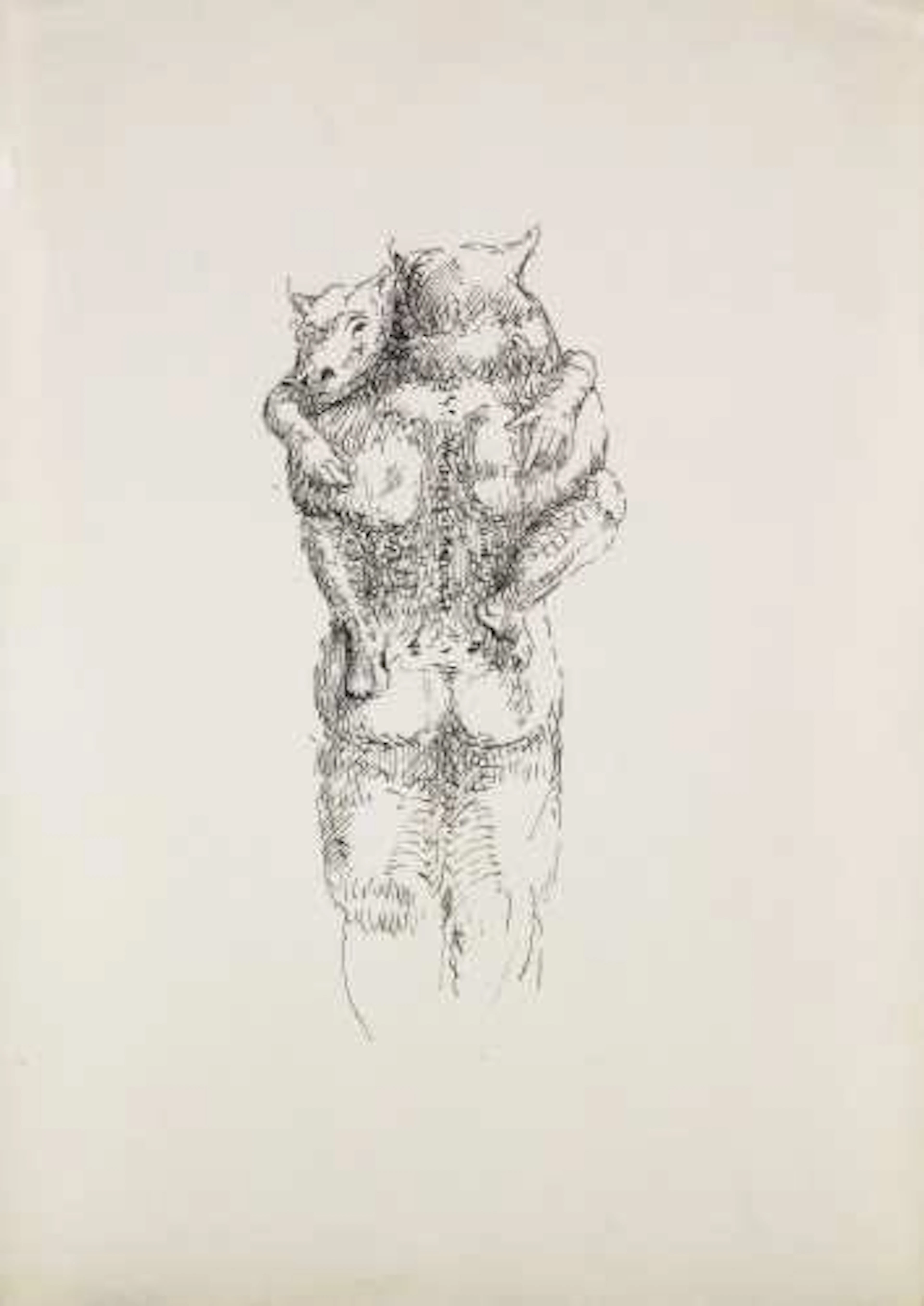 Johannes Hüppi - ohne Titel (zwei Tiere)
