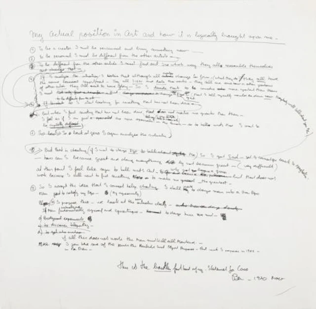 Ben Vautier Benjamin Vautier - my actual position in art and how it